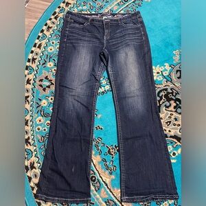 Maurices Indigo Wide Leg Jeans